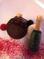 Das Dessert an Silvester