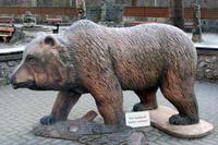 Nachbildung des Höhlenbären in Rübeland