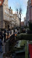 In der Frauengasse von Danzig befindet sich ein Bernsteinhändler neben dem anderen