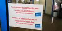 Oh, damit hatte niemand gerechnet - die Auffahrt zum Mölltal-Gletscher am 24.12. musste ausfallen