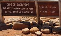 Das berühmte Schild am Kap der guten Hoffnung