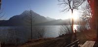 der Traunsee in der Morgensonne