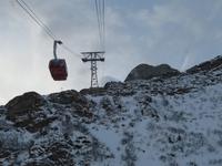 Talfahrt vom Pilatus - Blick zum Gipfel