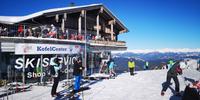 Das skigebiet liegt unmittelbar an der Staatsgrenze zu Italien.