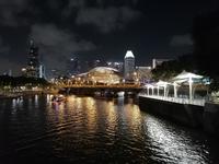 Lichtershow am Merlion