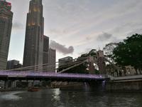 Bootsfahrt in Singapur