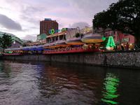 Bootsfahrt in Singapur