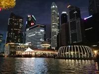 Bootsfahrt in Singapur