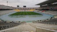Blick in das Stadion der Olympischen Sommerspiele 1992