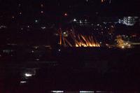 Maceo-Dankmal in Santiago de Cuba bei Nacht