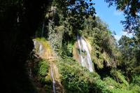Der Rocío-Wasserfall (El Rocío = 'Tau')