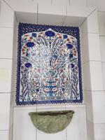 Diese Kacheln stammen aus der Türkei, Sheikh Zayed Moschee, Abu Dhabi