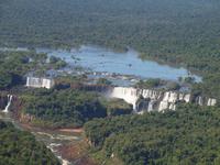 Iguazu Wasserfälle, Brasilien, Helikopterflug