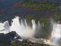 Iguazu Wasserfälle, Brasilien, Helikopterflug