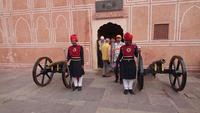 Am Stadtpalast in Jaipur