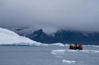 Eisberge und Eisschollen im Antarctic Sound