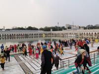 Innenhof des Sikh-Tempels, Delhi