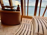 Sauna mit Meerblick auf AIDAblu