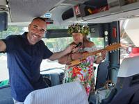 Örtliche Reiseleiterin in Tahiti