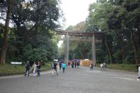 Meiji- Schrein, die Gedenkstätte für Kaiser Meiji, in Japan