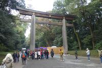 Meiji- Schrein, die Gedenkstätte für Kaiser Meiji, in Japan