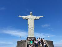 Fahrt auf den Corcovado, Christusstatue über Rio de Janeiro