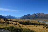 Tasman Valley mit Mount Cook im Hintergrund
