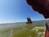 Zeesbootfahrt auf dem Saaler Bodden