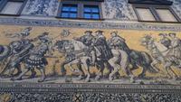Friedrich der Weise am Fürstenzug in Dresden