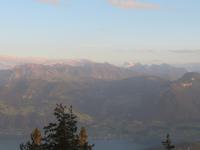115 Rigi-Kaltbad Blick über den Vierwaldstättersee - Sonnenuntergang