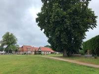 Blick auf Weihnachtshaus Himmelpfort