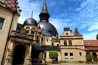 Pilger-Schnuppertour in Sachsen mit Wanderung auf dem ökumenischen Pilgerweg – Führung im Schloss Schönfeld – Minizug-Fahrt auf der Via Regia – Großenhain 