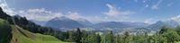 Bergpanorama vom Obersalzberg bei Berchtesgaden