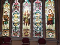 Glasmalereien im Schloss