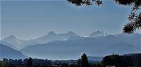 Von links nach rechts: Wetterhorn, Eiger, Mönch und Jungfrau