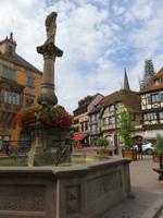 Obernai - Brunnen der Heiligen Odilie
