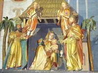 Hervartov: in der Holzkirche