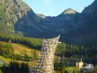 Hohe Tatra: Štrbské Pleso: Blick auf den Aussichtsturm