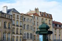 schöne Häuserfront