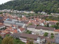 Heidelberg - Blick vom Schloss auf die Stadt