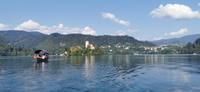 Pletna Boot auf dem Bleder See