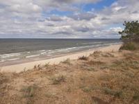 Aussicht auf die Ostsee und den traumhaften Strand