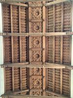 Dachstuhl der Markthalle von Clisson