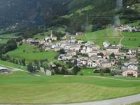Fahrt mit dem Bernina-Express - Blick ins Val Poschavio