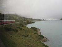 Fahrt mit dem Bernina-Express - am Lago di Bianco