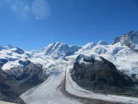 Zermatt - auf dem Gornergrat - Gornergletscher