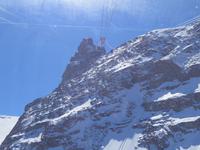 Zermatt - Talfahrt vom Kleinen Matterhorn - Blick zurück zum Kleinen Matterhorn