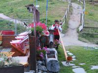 Zermatt - Alphornbläser auf Furi
