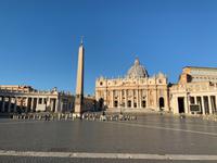 Vatikan - Petersplatz und Petersdom