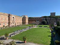 Blick auf die Vatikanischen Museen